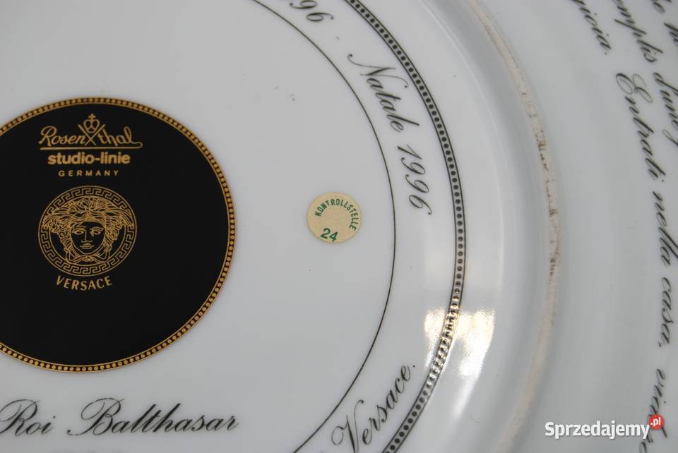 Porcelana Rosenthal Versace talerz świąteczny wielkopolskie Poznań