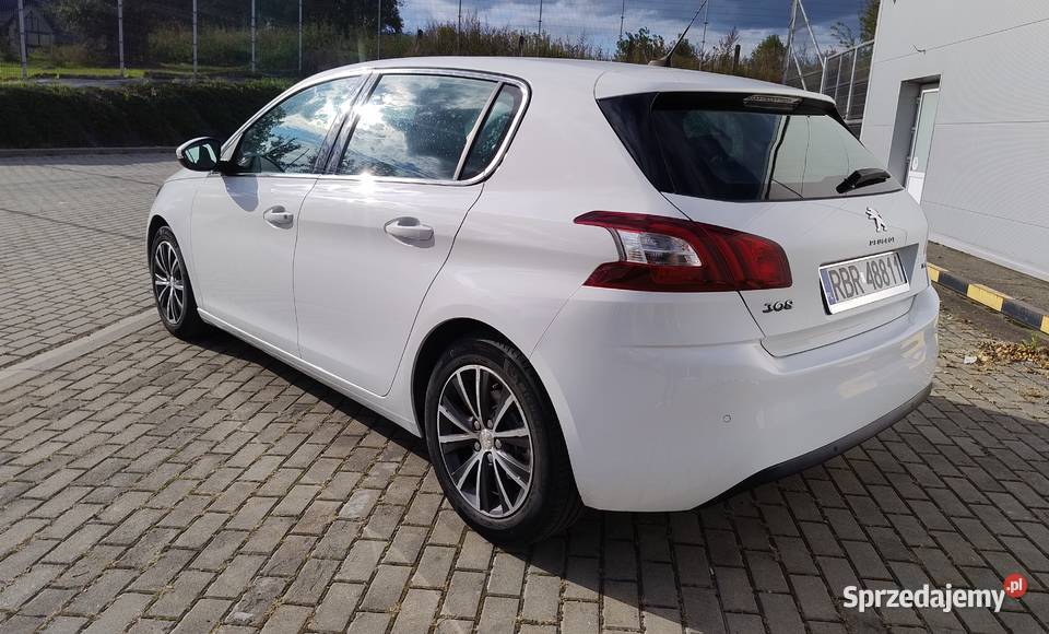 PEUGEOT 308 Niski Przebieg 2016 czujnik zmierzchu Brzozów