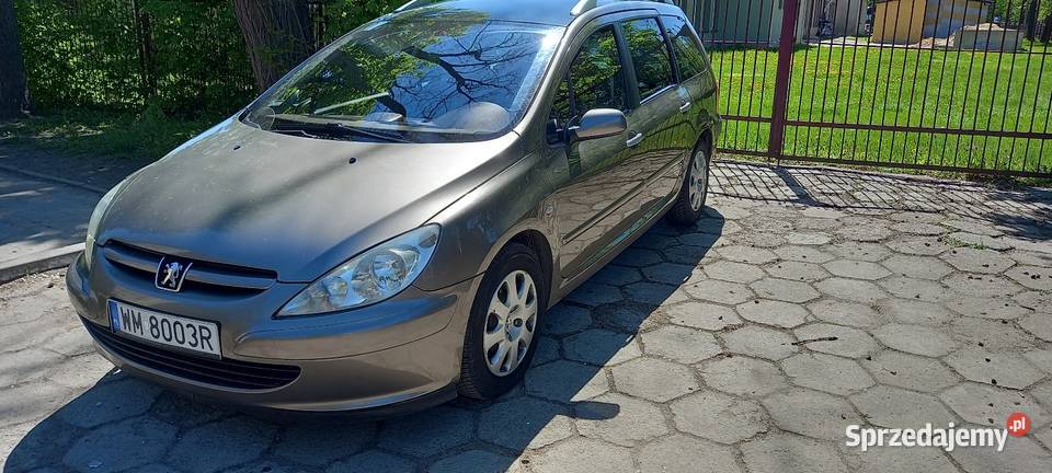 Peugeot 307sw zamiana czujnik parkowania Dębe Wielkie