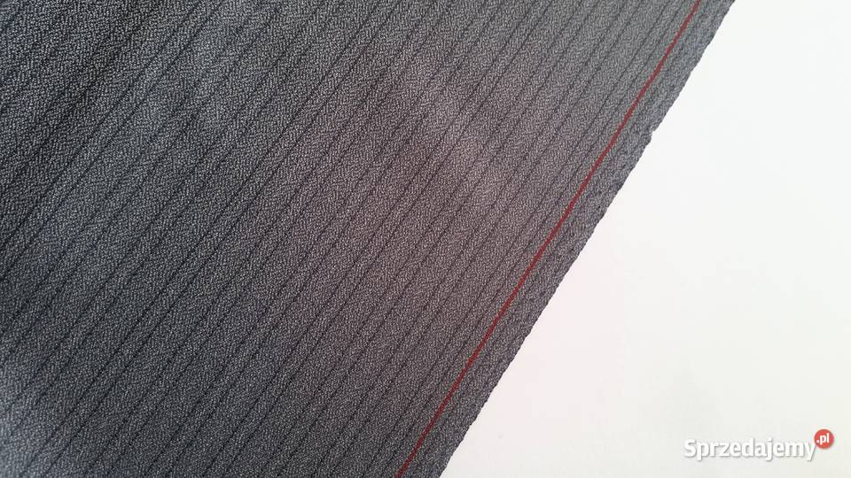 Szary materiał oryginalny z prl vintage tkanina