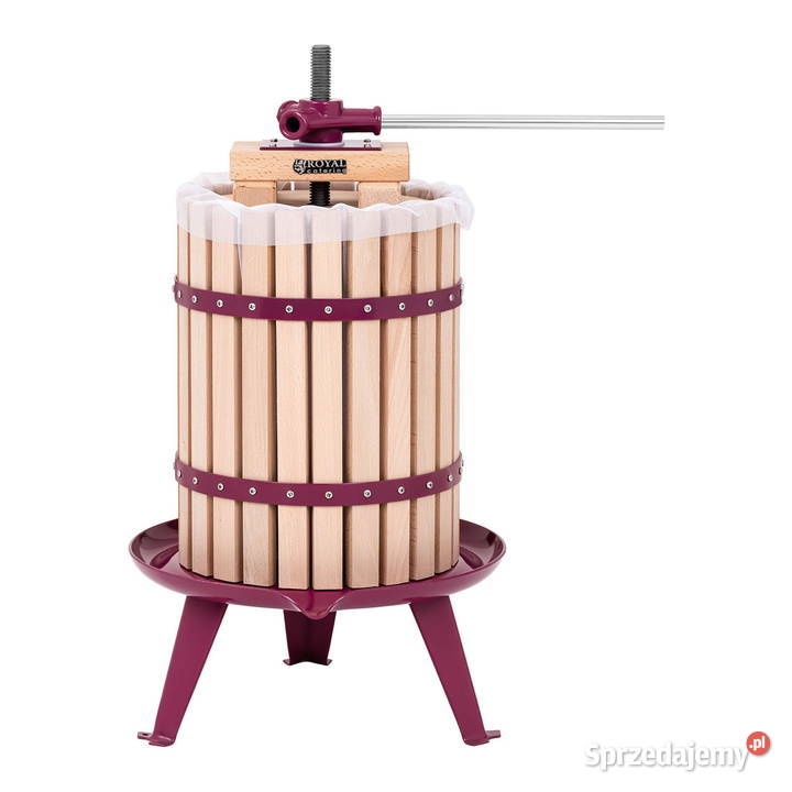 Ręczna wyciskarka do owoców drewniana 18L Częstochowa sprzedam