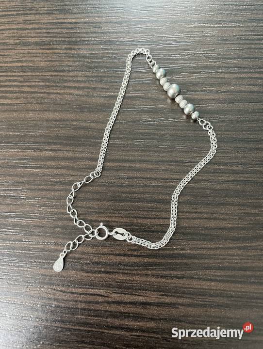 Bransoletka srebrna damska