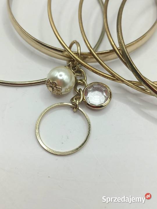 Biżuteria bransoletka 6 sztuk w kolorze złotym Dodatki Zamość