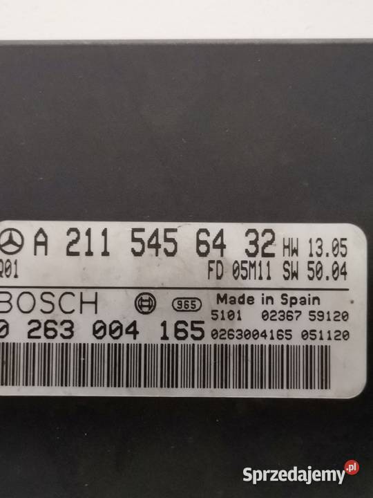 Moduł PDC Mercedes W211 W219 2115456432 zachodniopomorskie Choszczno