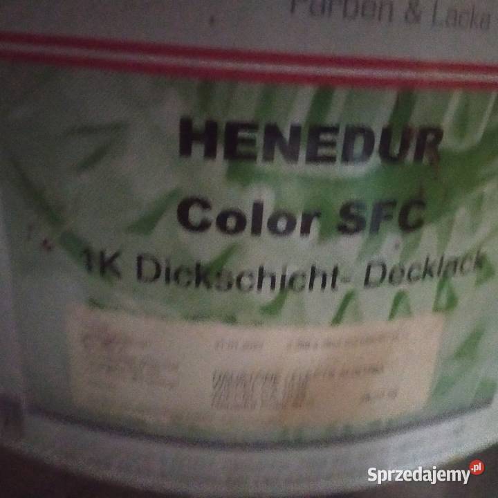 Farba Henelit henedur 2 25 kolor7021 i 1035 Wierzchosławice