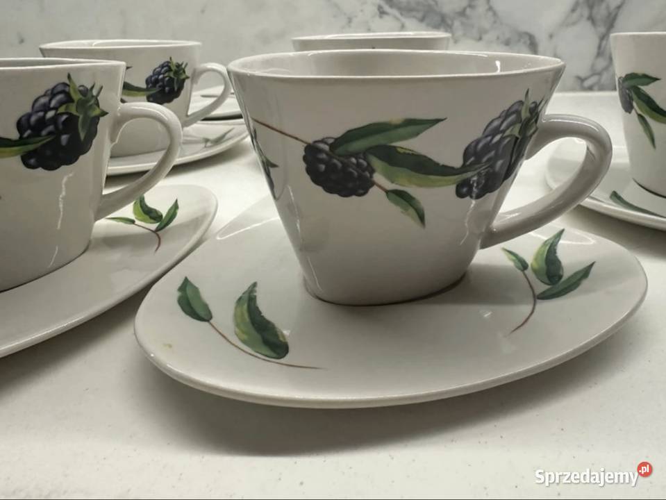 Filiżanki do kawy porcelanowe Lipton łódzkie