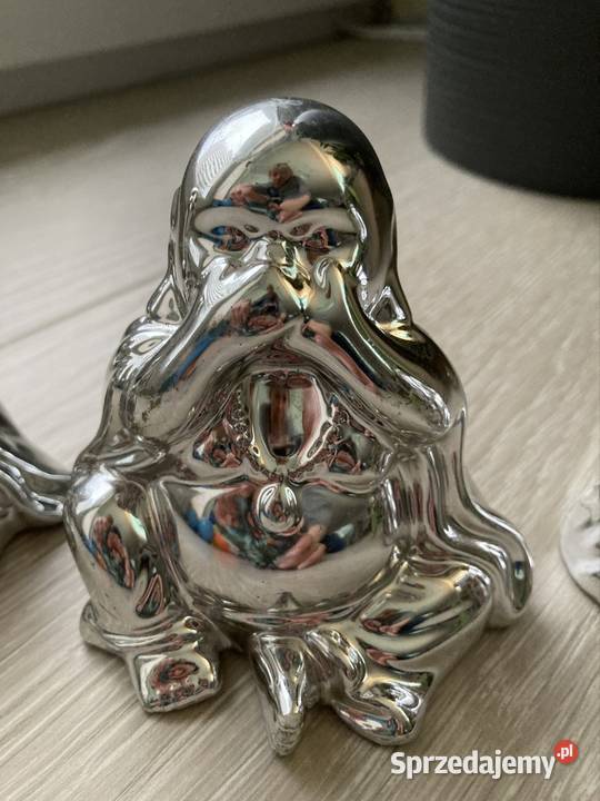 Trzy figurki Budda poza nie widzę nie słyszę nie Warszawa