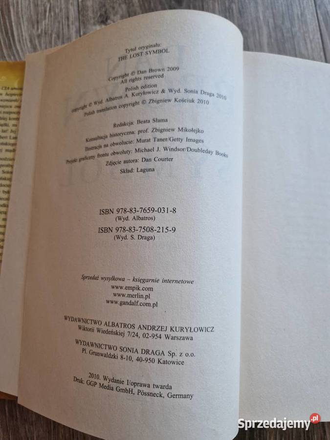 Dan Brown zaginiony symbol Kraków