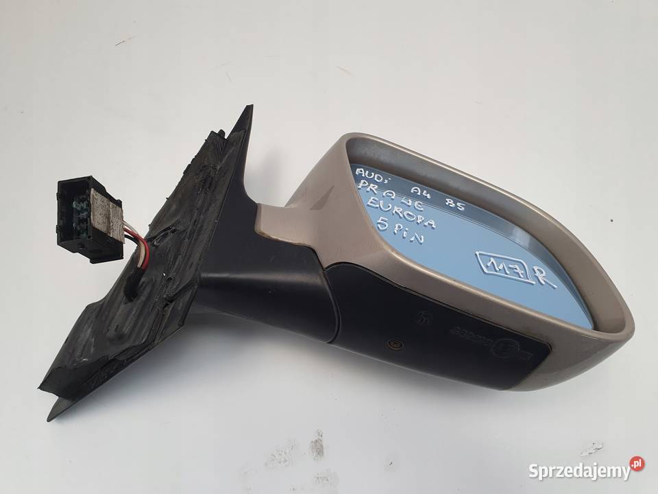 LUSTERKO Audi A4 B5 9401r PRAWE PASAŻERA 5 Pin osobowe