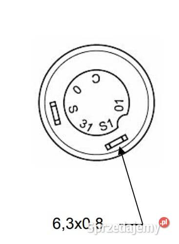 Przełącznik przyciskowy Reset okrągły zielony małopolskie Kamionna