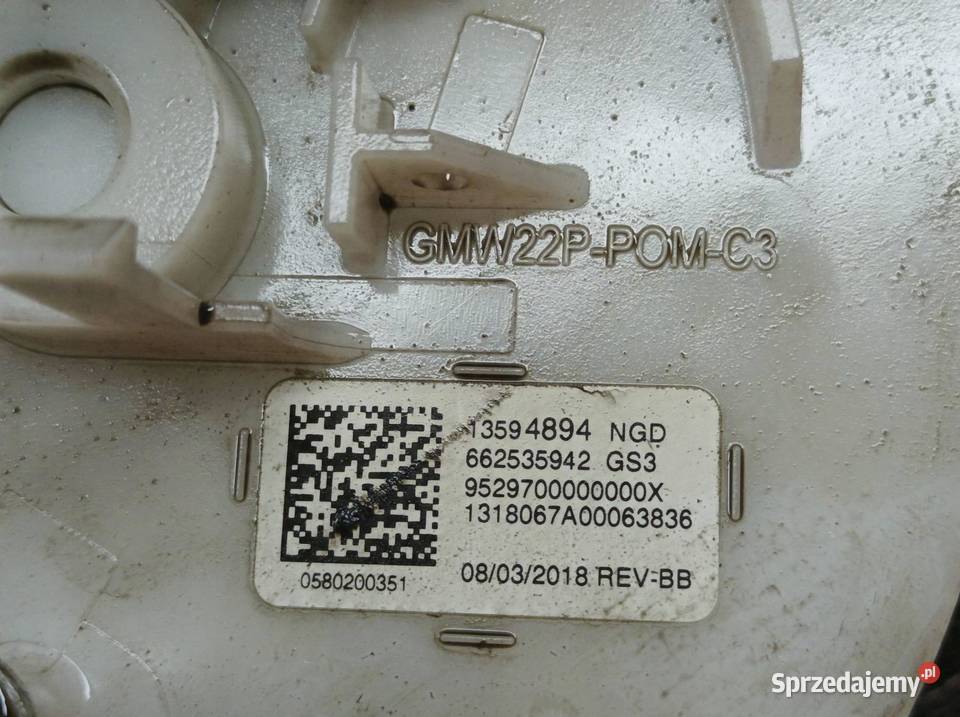 POMPA PALIWA PŁYWAK 14 T 13594894 NGD Opel Astra sprzedam