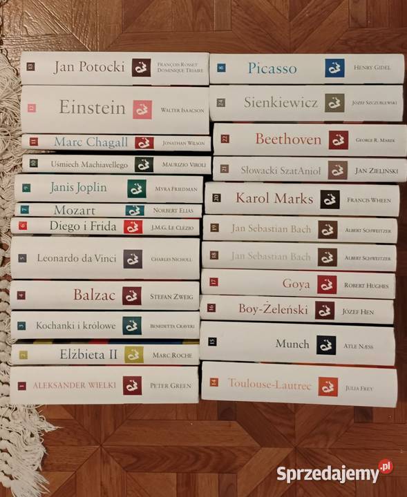 Kolekcja książek Wielkie biografie 24 tomy
