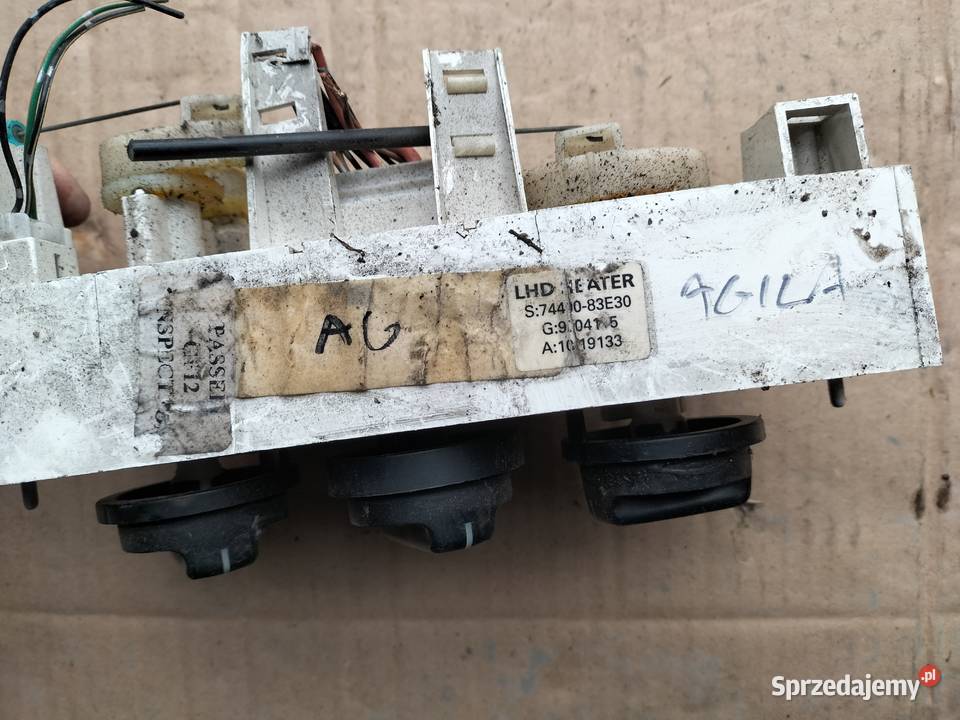 Panel Nawiewu OPEL AGILA A Kamień-Kolonia