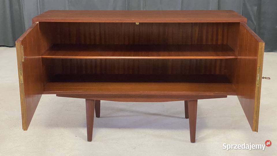 Para szafek vintage PRL lata 60 teak styl