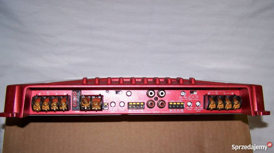 wzmacniacz samochodowy SONYXplo XM754SX800W z mazowieckie Łomianki