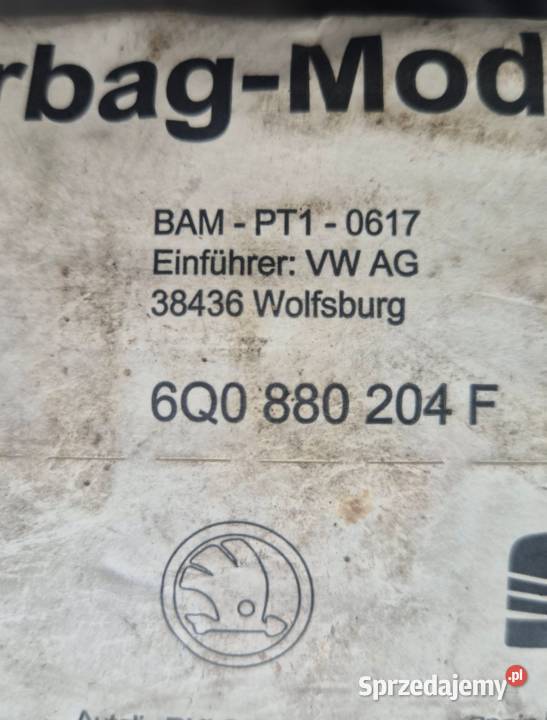 AIRBAG PASAŻERA IBIZA 3 POLO 4 6Q0880204C Działoszyce