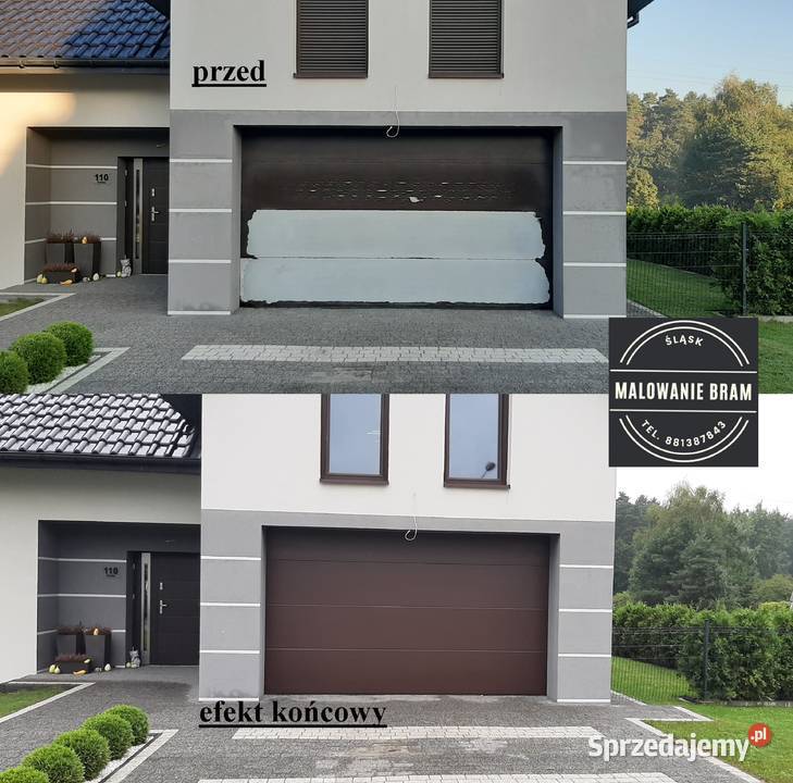 Malowanie BRAMA GARAŻ naprawa RENOWACJA serwis Kielce
