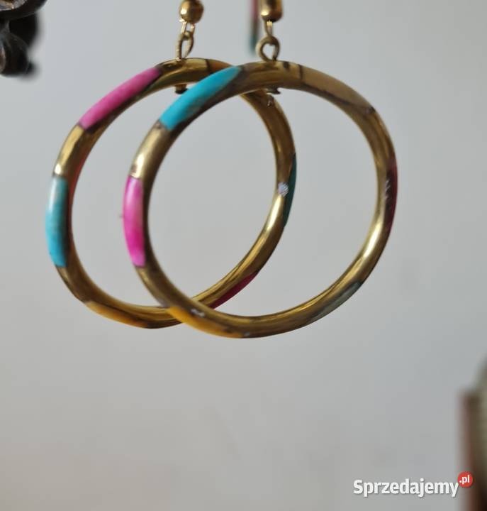 Kolczyki Koła z Indii na szczęście Katowice sprzedam