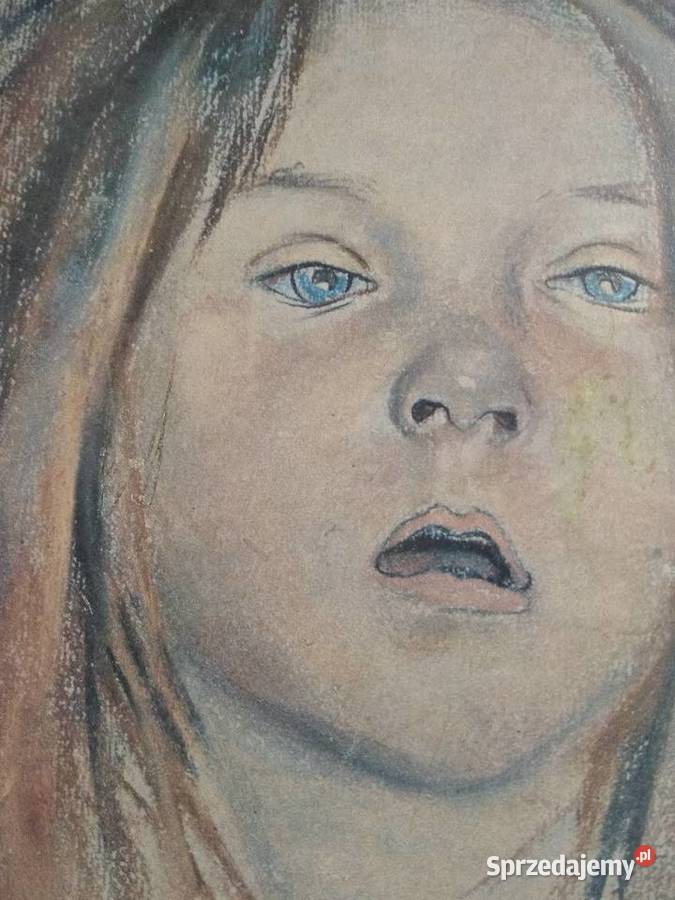 Reprodukcja obraz Portret Helenki 1900 Stanisław śląskie Dąbrowa Górnicza