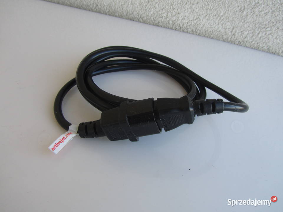 Przedłużacz kabel czarny C 13 C 14 długość 18 m Olecko