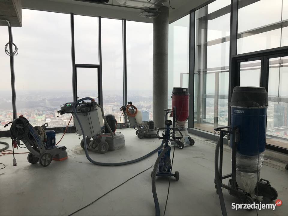 Usuwanie subitu lepiku szlifowanie betonu mazowieckie Warszawa usługi budowlane