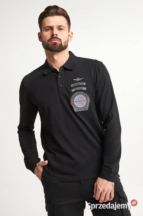Aeronautica Militare Polo z długim rękawem Odzież codzienna Warszawa