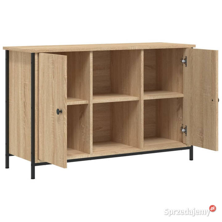 Szafka pod TV dąb sonoma 100x35x65 materiał RTV Warszawa