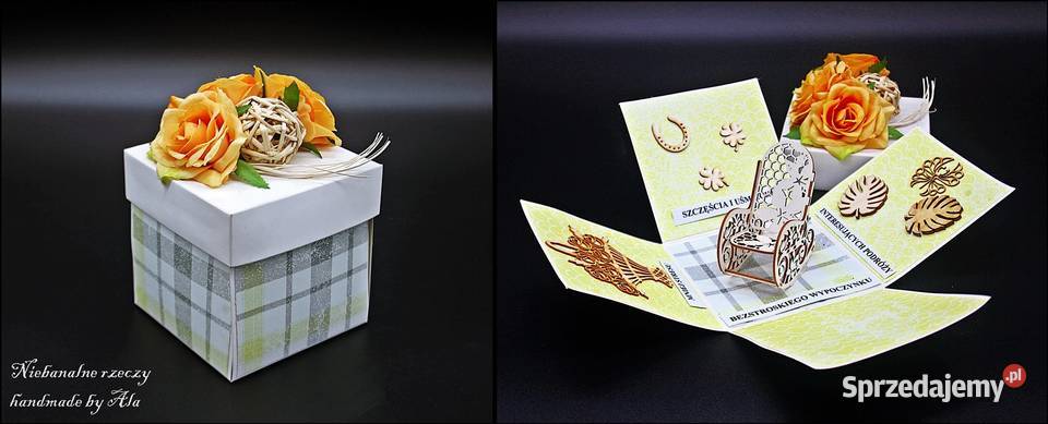 Exploding box chrzest ślub urodziny pudełko Kutno sprzedam