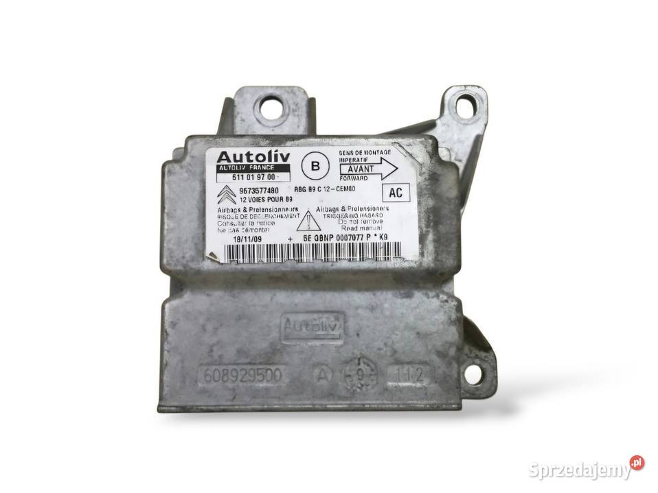 MODUŁ SENSOR PODUSZEK AIRBAG BERLINGO III osobowe Działoszyce