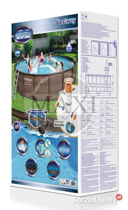13w1 Basen Ogrodowy Ratan 4x122 Cm Bestway Opacz Kolonia Sprzedajemy Pl