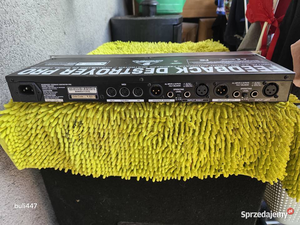 behringer feedback destroyer pro fbq2496 Sprzęt estradowy, studyjny i DJ-ski Chełm Śląski