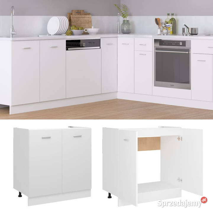 Szafka pod zlewozmywak biała 80x46x815 WM801196 Warszawa