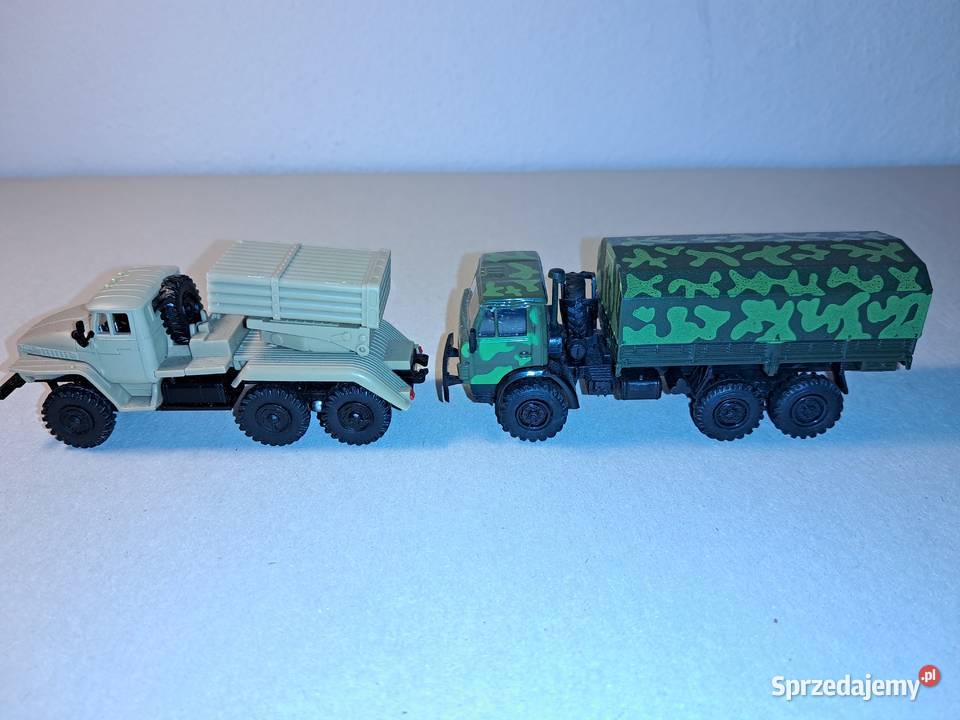 Kamaz 43101 i BM21 Grad w skali 172 Warszawa