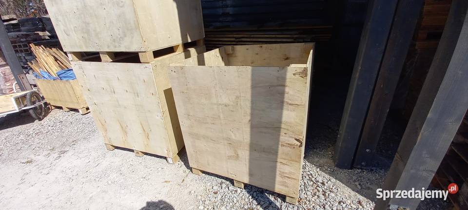 skrzynio palety 110x110x110 sklejka 1 Błotnica Strzelecka