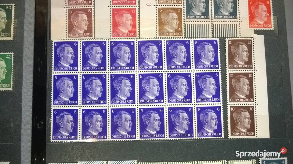 znaczki III RZESZA zestaw 79 czyste Warszawa
