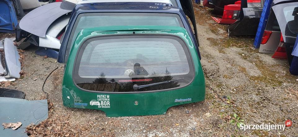 Maska tył Fiat Seicento Szyba Zamek silniczek Gorzyce