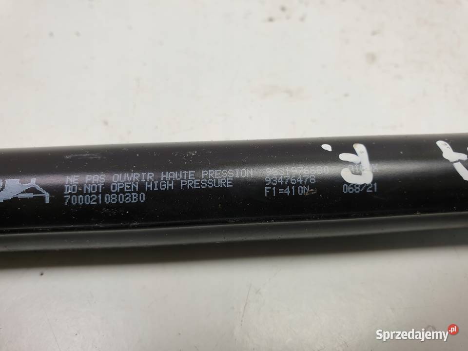 Opel Corsa F 5D SIŁOWNIK KLAPY BAGAŻNIKA lubelskie