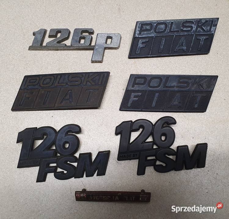 Emblemat Znaczek 126 126p licencja fiat Sosnowiec sprzedam