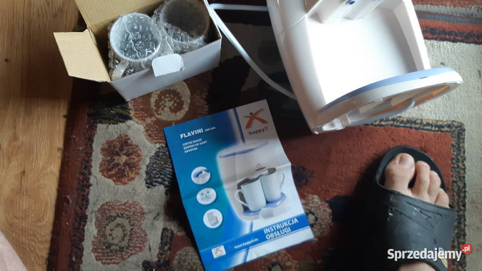 ekspres FLAVINI do kawyherbaty 2 filiżanki Pozostałe Szamotuły sprzedam