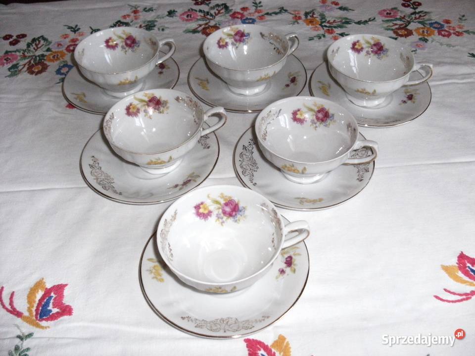 Serwis kawowy 6 os porcelana Bavaria małopolskie Kraków sprzedam