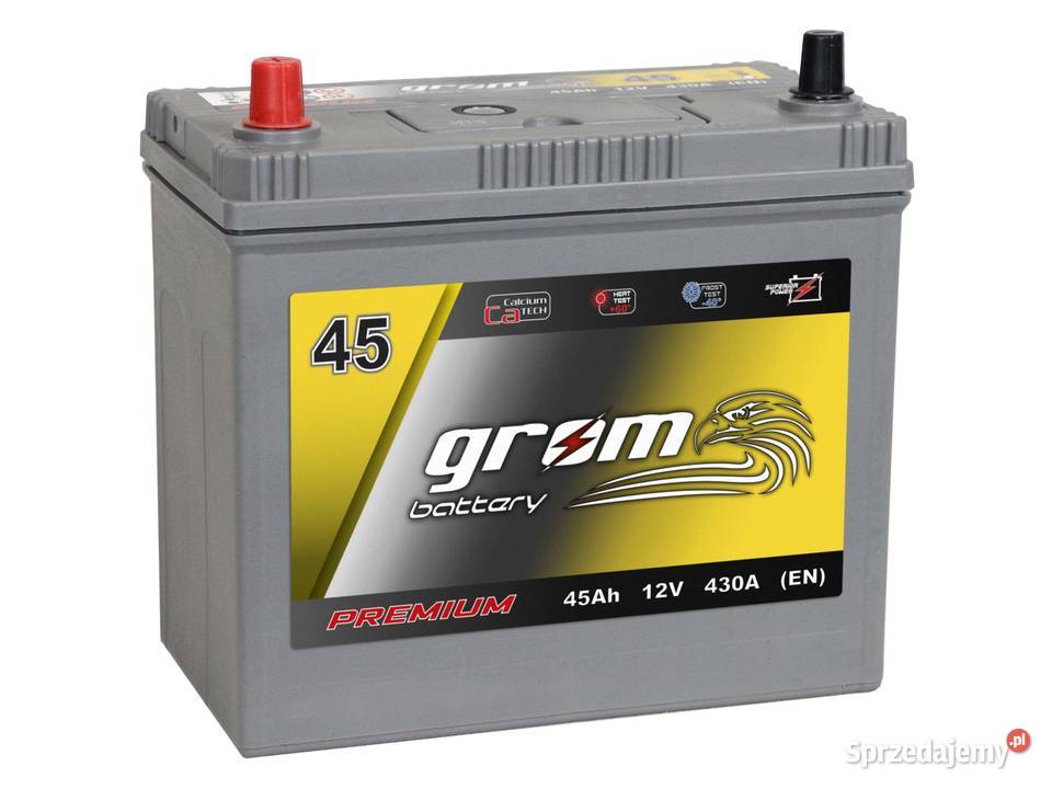 Akumulator GROM Premium 45Ah 430A Japan LEWY Rzeszów