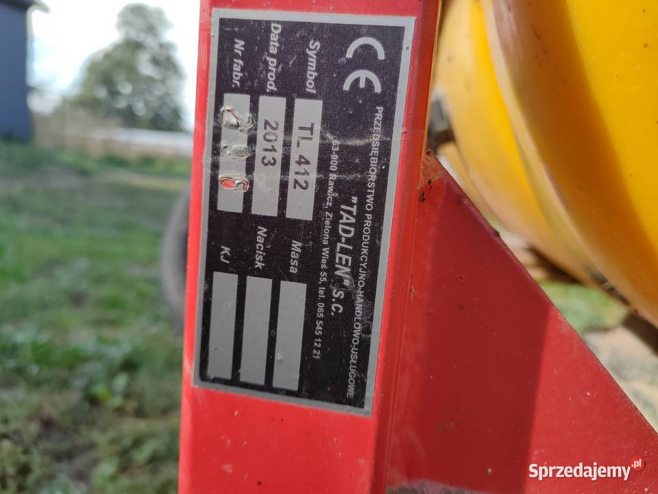 Opryskiwacz polowy 400l Nowy Folwark