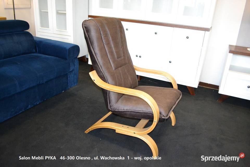 Nowy Fotel FINKA Tkanina Zmywalna Kolor DO Olesno