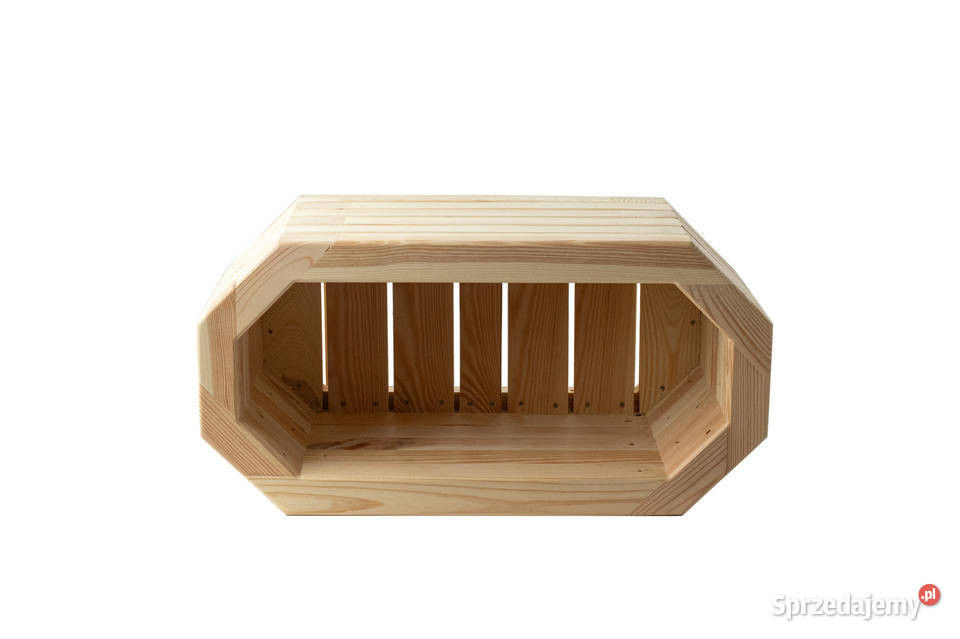 Donica drewniana prostokątna donica ogrodowa śląskie Kalety