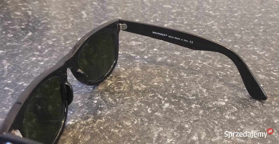 Okulary przeciwsłoneczne RayBan w czarnym Opole sprzedam