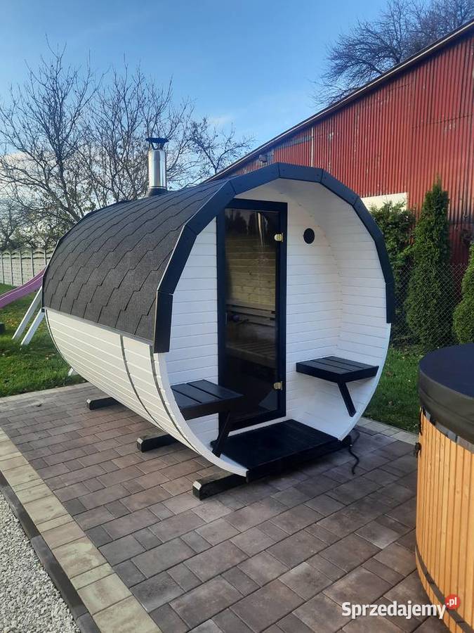 Sauna ogrodowa z piecem na drewno elektrycznym łódzkie Radomsko