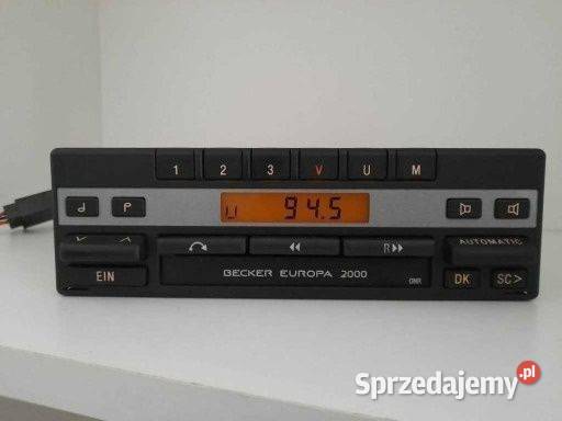 Kolekcjonerskie radio kasetowe Mercedes Becker