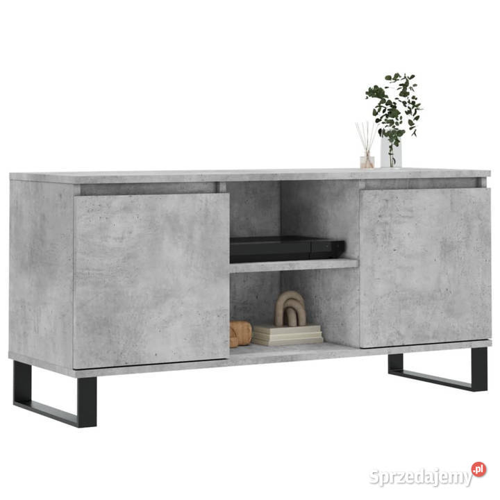 Szafka pod TV szarość betonu 104x35x50 WM827024 Warszawa