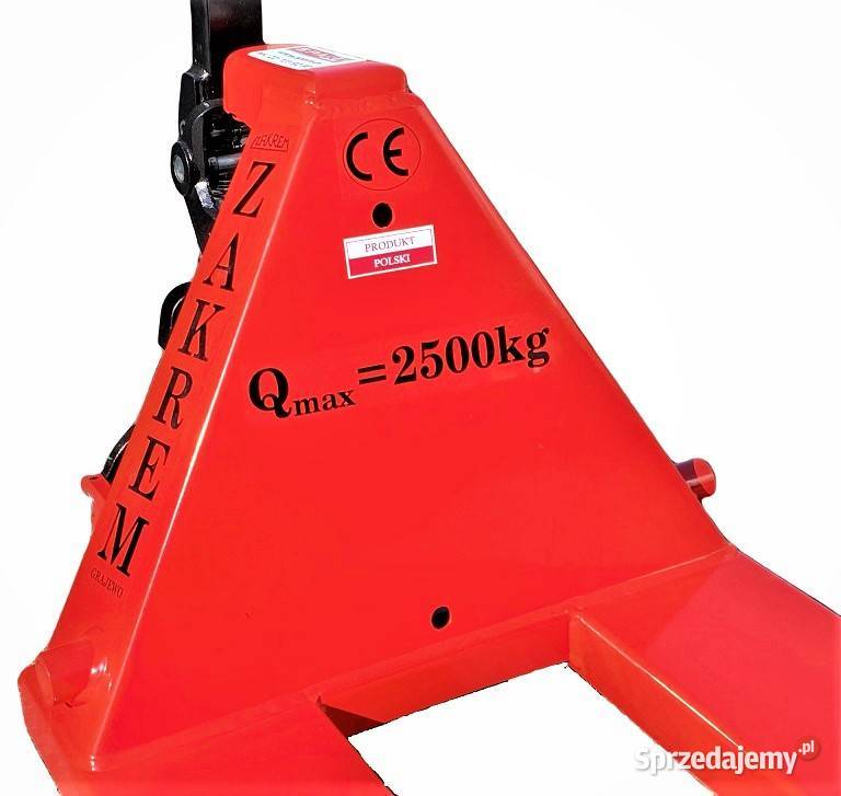 Wózek widłowy ręczny paleciak 800mm 1000mm Magazynowanie
