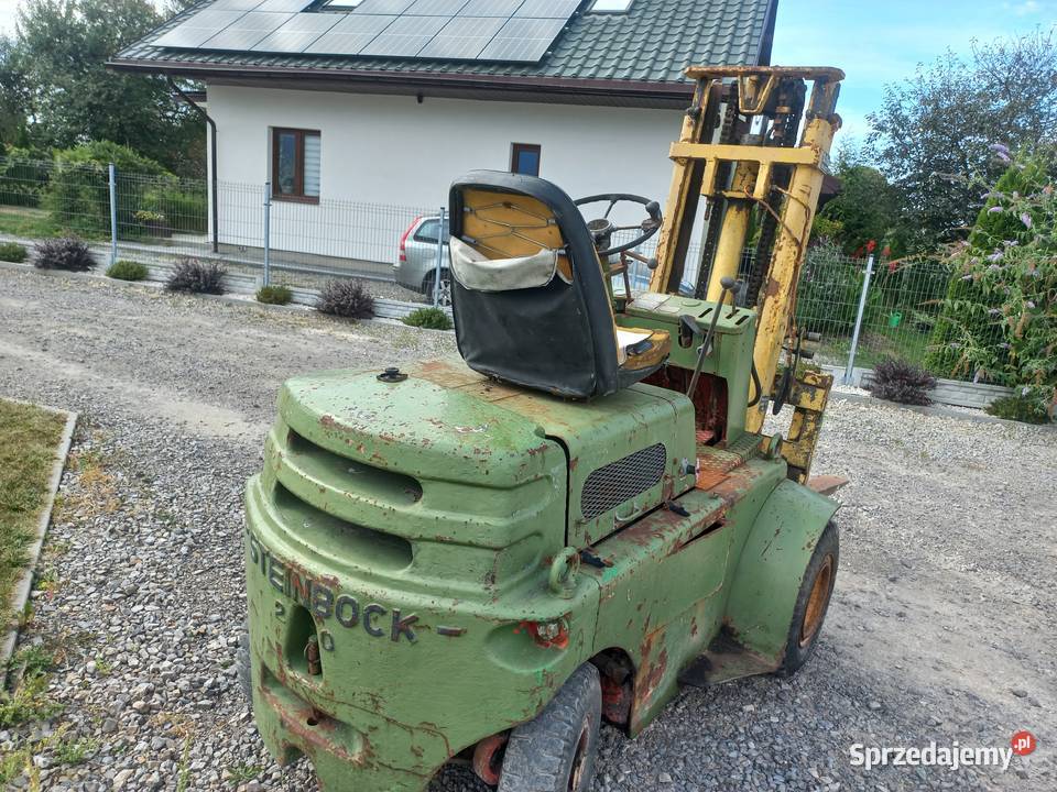Wózek widłowy STEINBOCK udźwig 2 tony HYSTER RAK Zamość